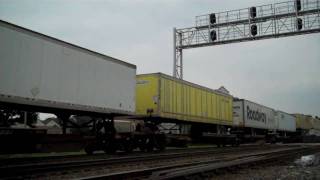 BNSF # 745 Leads Intermodal Through Brookfield