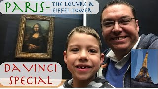 Homeschool field trip to Paris to see the Mona Lisa / Eiffel Tower from a power wheelchair