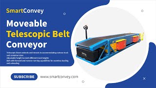 Moveable Telescopic Belt Conveyor with a Platform