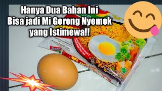 Hanya Dua Bahan, Mi Goreng Spesial buatan Suami, Asli Enak Banget!  @EnisKitchen