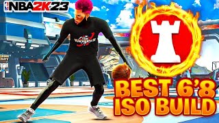 *NEW* BEST 6’8 ISO BUILD IN NBA 2K23 CURRENT GEN + BEST BADGES! Best shooting iso build NBA 2K23