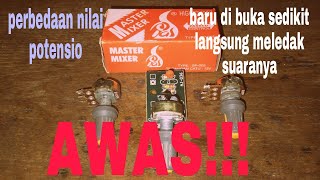 Solusi volume master mixer di buka sedikit langsung meledak#vol_mastermixer#potensiomaster#volume