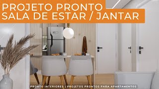 Sala de estar e jantar│Barcelona│121 AS