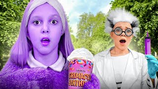 GRIMACE SHAKE в реалния живот! Амелка изпи проклет коктейл! Какво ще стане с нея?