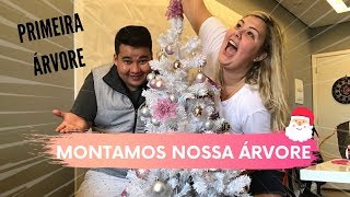 MONTAMOS NOSSA PRIMEIRA ÁRVORE DE NATAL | DECORAÇÃO DE NATAL 2019