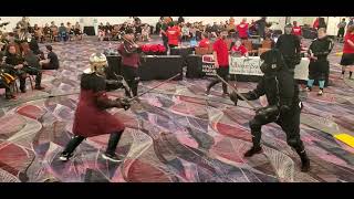 Combat Con 2024 Sword & Buckler Pools  Damian vs Eric Shattuok