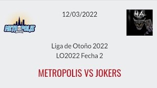 Metrópolis vs Jokers (LARH - Hombres B - Otoño 2022 - Fecha 2)