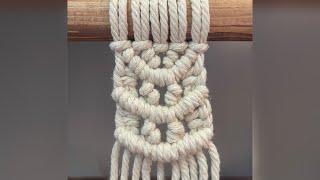 Easy macrame pattern step by step