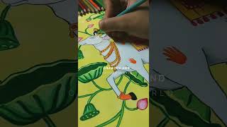 Realistic kamdhenu drawing#Gau mata drawing #also known as Surabhi#viral #shortsviral #youtubeshorts