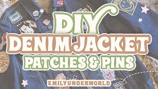 My DIY Denim Jacket: Patches & Pins! 💕