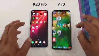 Redmi K20 Pro vs Samsung A70 SpeedTest | Ram Management | Camera Test 🔥🔥