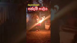 පාලි අතරින් පලමු පාලියවන පන්දම් පාලිය  කතරගම  දෙවියන්ගේ  නාමයෙන්   සිදුකරන්නකි