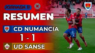 Resumen C.D. Numancia | 1-1 | U.D. Sanse