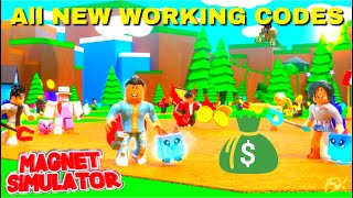 ROBLOX MAGNET SIMULATOR ALL NEW WORKING CODES & UPDATE6 NEWS (CHECK DESC)