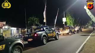 Antisipasi Kerawanan Malam Minggu, Gabungan Polsek Sukahaji Zona 4 Gelar Patroli KRYD