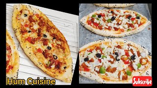 Turkish Chicken Pizza | Turkish Style Homemade Pizza | Turkish Food