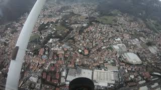 Flying over Iseo and Brescia