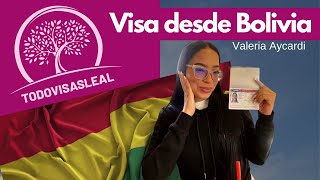 VISA EXISTOSA desde Bolivia. Valeria Aycardi nos cuenta su EXPERIENCIA║TODO VISAS LEAL║