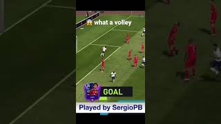 Sané does it again, volley goal on #fifamobile #sane #usasoccer #gaming #shorts