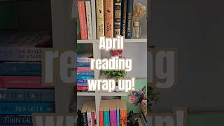 April reading wrap up! #readingwrapup #books #booktube #bookwrapup #booklover #short #reading