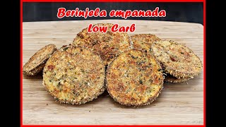 🍆BERINJELA EMPANADA LOW CARB NA AIRFRYER🧀🥚