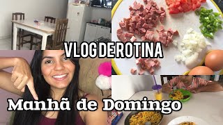 Domingo de vlog🏠/Rotina da manhã #faxinapesada #almoço #domingo #vlog #rotina#youtube #home