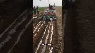 Innovation of two-row and four-row seeder for film-covered seeds