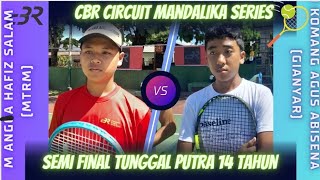 SF 14 PUTRA 🎾cBR Mandalika 2023 M Angga Hafiz Salam (MTrM) vs I Komang Agus Abisena (Gianyar)