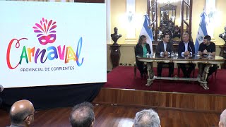 VALDÉS ENCABEZÓ EL LANZAMIENTO DE LOS CARNAVALES PROVINCIALES