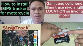 Paano magkabit ng SINOTRACK GPS TRACKER sa inyong MOTOR