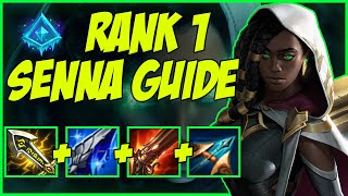 SEASON 10 SENNA GUIDE ADC FOR BEGINNERS! how to play RANK 1 senna adc league of legend gameplay!