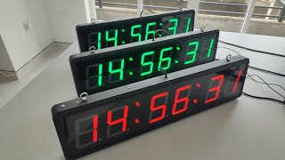 SYNCHRONOUS DIGITAL WALL CLOCKS CLK0400D6SG