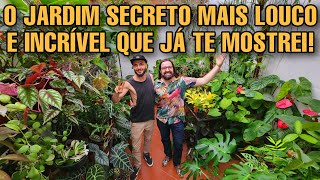 VISITANDO UM JARDIM MÁGICO CHEIO DE PLANTAS EXÓTICAS