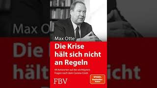 Max Otte Buch - Die Krise hält sich nicht an Regeln