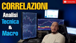 CORRELAZIONE STATISTICA TUTORIAL e ANALISI macro CRYPTO | FOREX | INDICI | TITOLI AZIONARI | TRADING