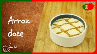 Receita de arroz doce da avó