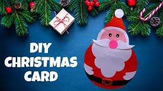 Santa Claus Christmas Card Making | Handmade Christmas Greeting Card | DIY|How To Make Greeting Card