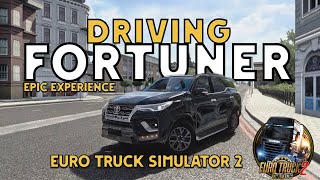 TOYOTA FORTUNER in Euro Truck Simulator 2 | On 4K resolution | Crazy experience 🔥