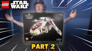 Lego UCS Republic LAAT Gunship - LIVE Build!