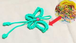 Macrame butterfly 🦋 unique design || macrame butterfly pattern