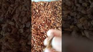 Evde kolay ve sağlıklı GRANOLA yapın#sağlıklı#kahvaltı# #lezzet#(ayrıntılar açıklama kısmında)