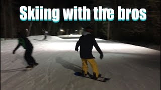 Skiing with the bros