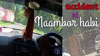 Truck Accident at  Naambor Habi -  নামবৰ হাবিৰ মাজেৰে #assamesevlog #vlog#travel #tatatiagolongdrive