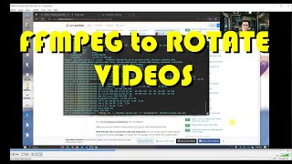 Using FFMPEG to Rotate Video Files 90 Degrees Counterclockwise