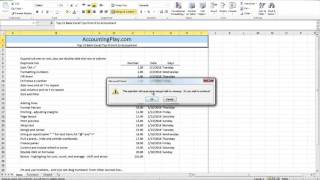 21 Accounting Fundamentals in Excel part 4