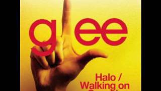 Glee Cast - Halo/Walking On Sunshine (lyrics)