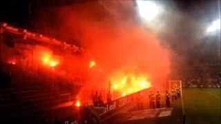 Hertha Pyroshow in Brøndby (Brøndby IF - Hertha BSC Berlin 3:1 | Europa League)