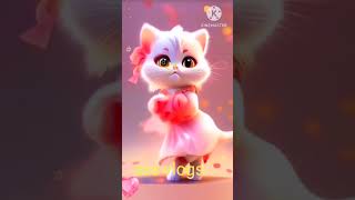 Cute cat dance #catdance #catlover 🥰🥰🥰🥰