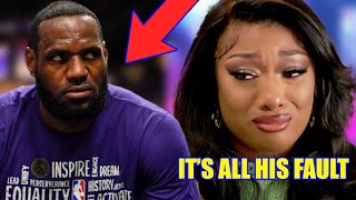 MEGAN THEE STALLON CALLS OUT LEBRON JAMES ACCUSING HIM OF THIS TERRIBLE ACT!!