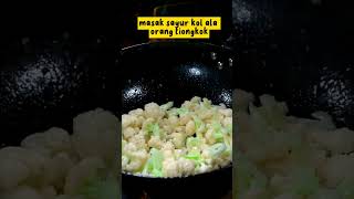 resep masak sayur kol ala orang tiongkok #china #food #indonsia